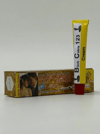 Black Cobra Delay Cream – Extra Strength Performance Cream for Men