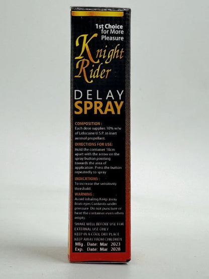 Knight Rider Delay Spray – Maximum Long Duration (15ml)