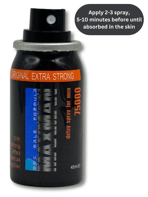 Maxman Delay Spray 75000 – Extra Strength Delay Spray for Men (45ml)