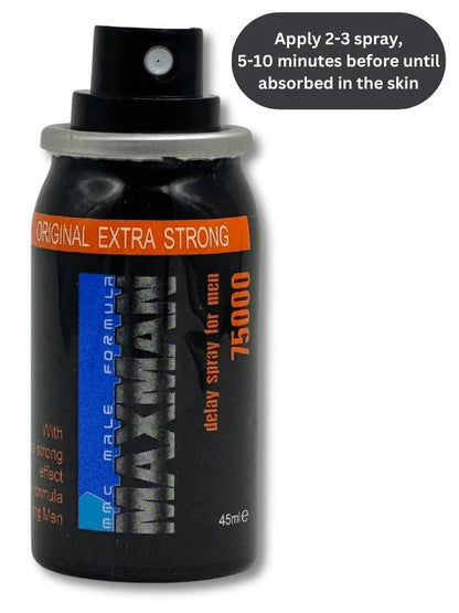Maxman Delay Spray 75000 – Extra Strength Delay Spray for Men (45ml)
