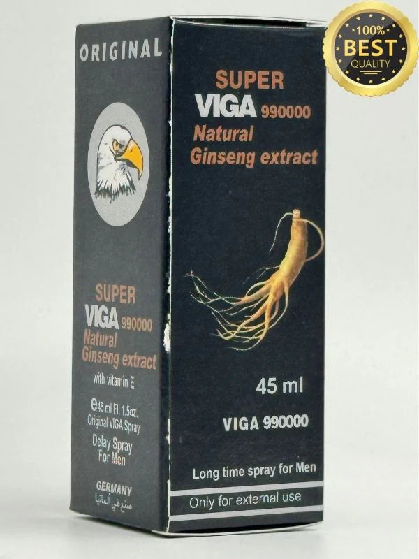 Super Viga 990000 Delay Spray – Ginseng with Vitamin E