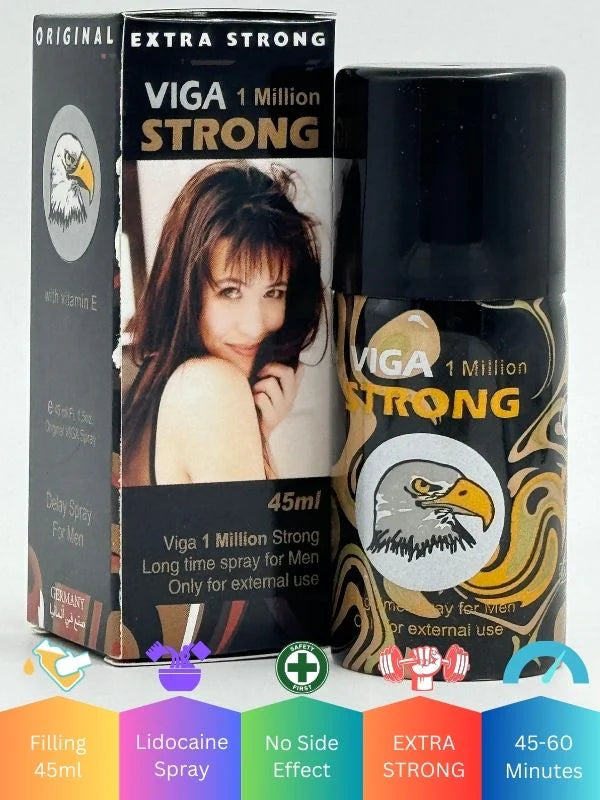 Viga 1 Million Delay Spray – Long Lasting Spray for Men