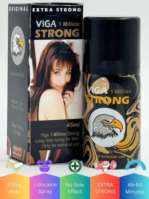 Viga 1 Million Delay Spray – Long Lasting Spray for Men