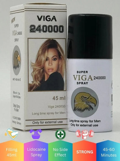 Viga 240000 Delay Spray for Men 45ml – Long Lasting Performance Spray