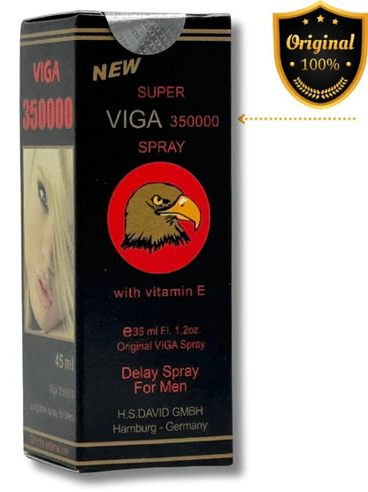 Viga 350000 Delay Spray for Men – Strong Long Lasting Formula (45ml)