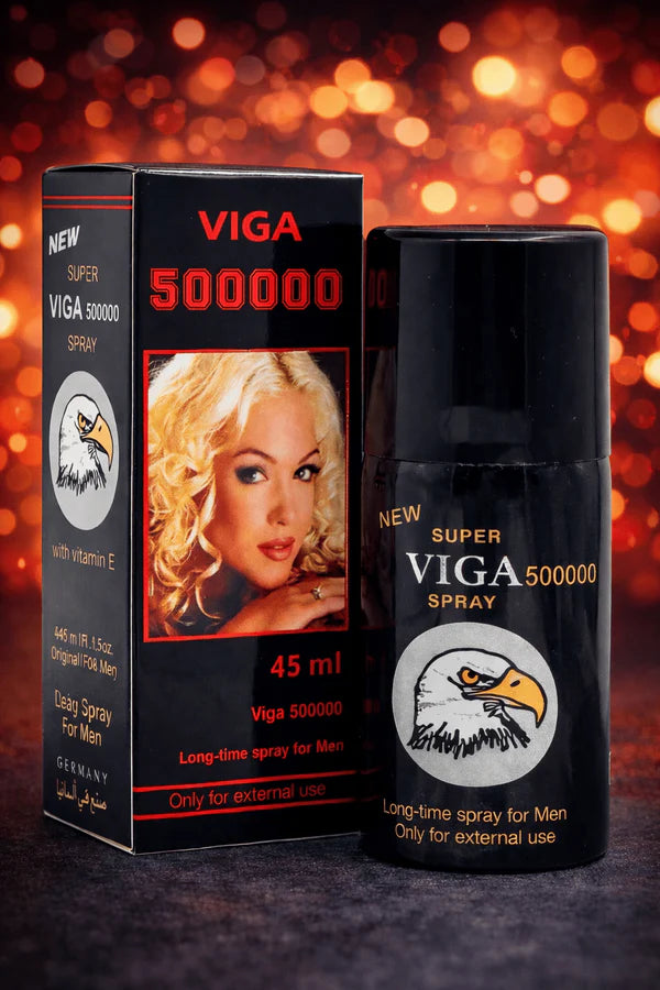 Viga 500000 Black Delay Spray – Long Lasting Spray for Men