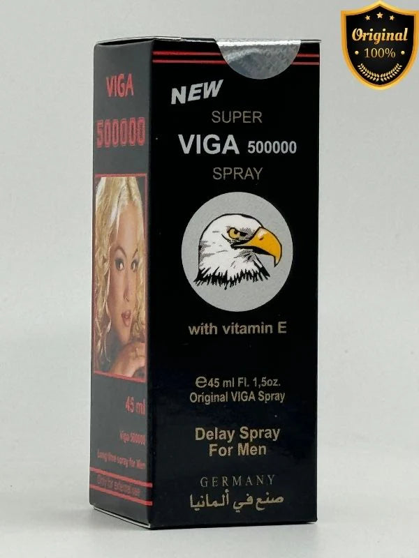 Viga 500000 Black Delay Spray – Long Lasting Spray for Men