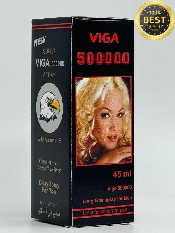 Viga 500000 Black Delay Spray – Long Lasting Spray for Men