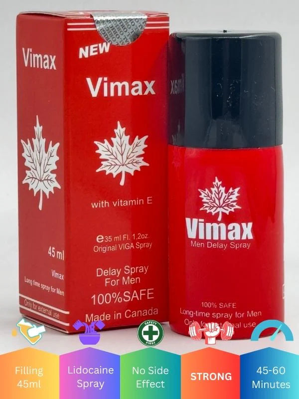 Vimax Spray 45ml – Long Lasting Delay Spray for Men
