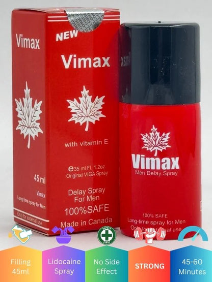 Vimax Spray 45ml – Long Lasting Delay Spray for Men